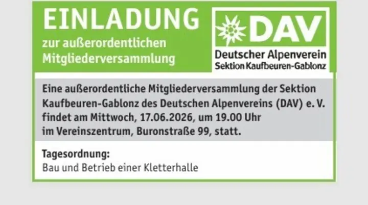 © DAV Kaufbeuren-Gablonz e. V.