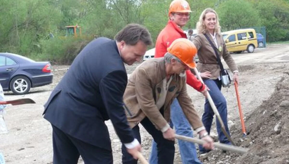 Spatenstich am 29.04.2009 | © DAV Kaufbeuren-Gablonz