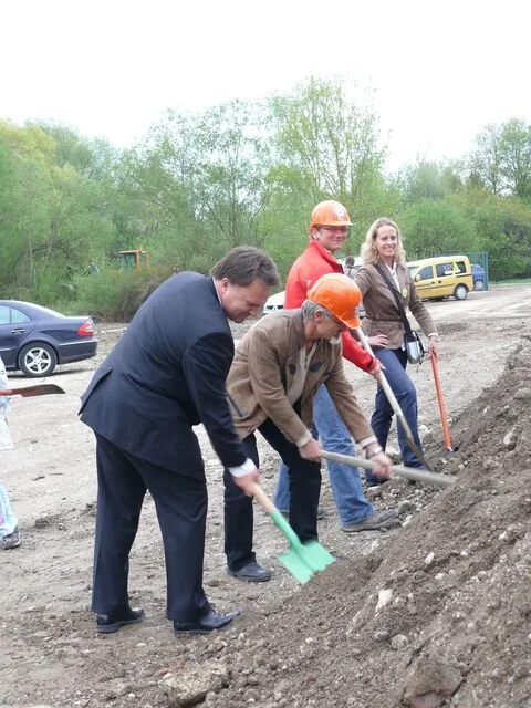 Spatenstich am 29.04.2009 | © DAV Kaufbeuren-Gablonz