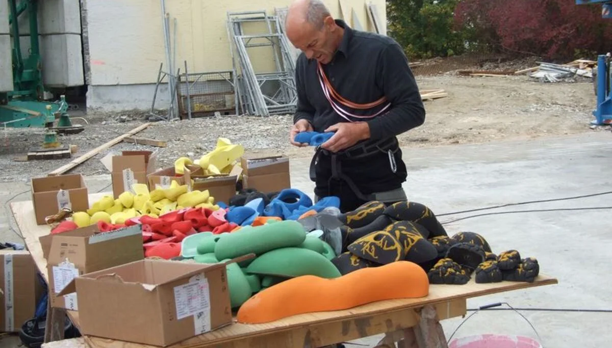 Passende Griffe werden ausgewählt | © DAV Kaufbeuren-Gablonz