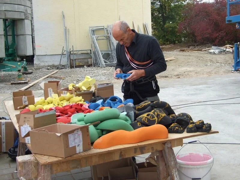 Passende Griffe werden ausgewählt | © DAV Kaufbeuren-Gablonz