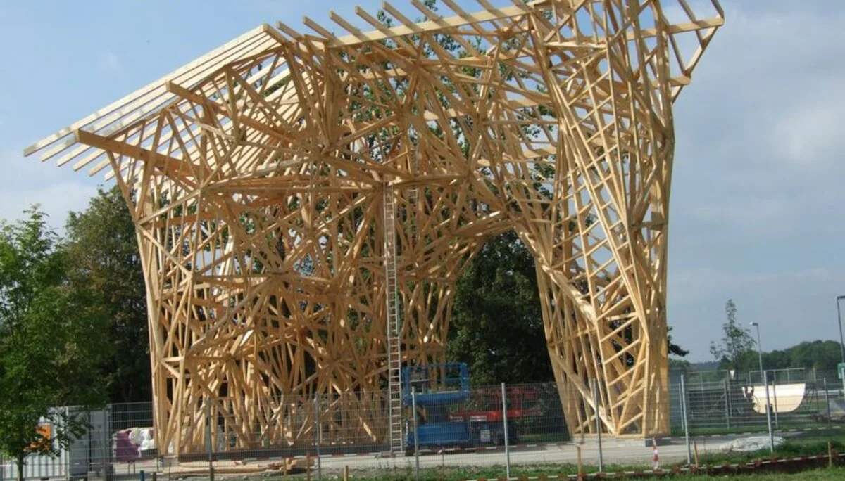 Holzgerüst Turm | © DAV Kaufbeuren-Gablonz