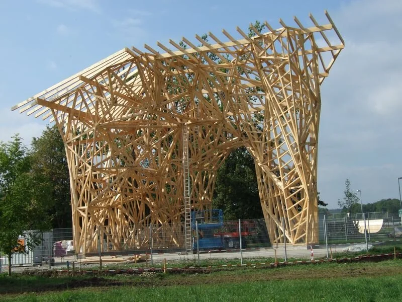 Holzgerüst Turm | © DAV Kaufbeuren-Gablonz
