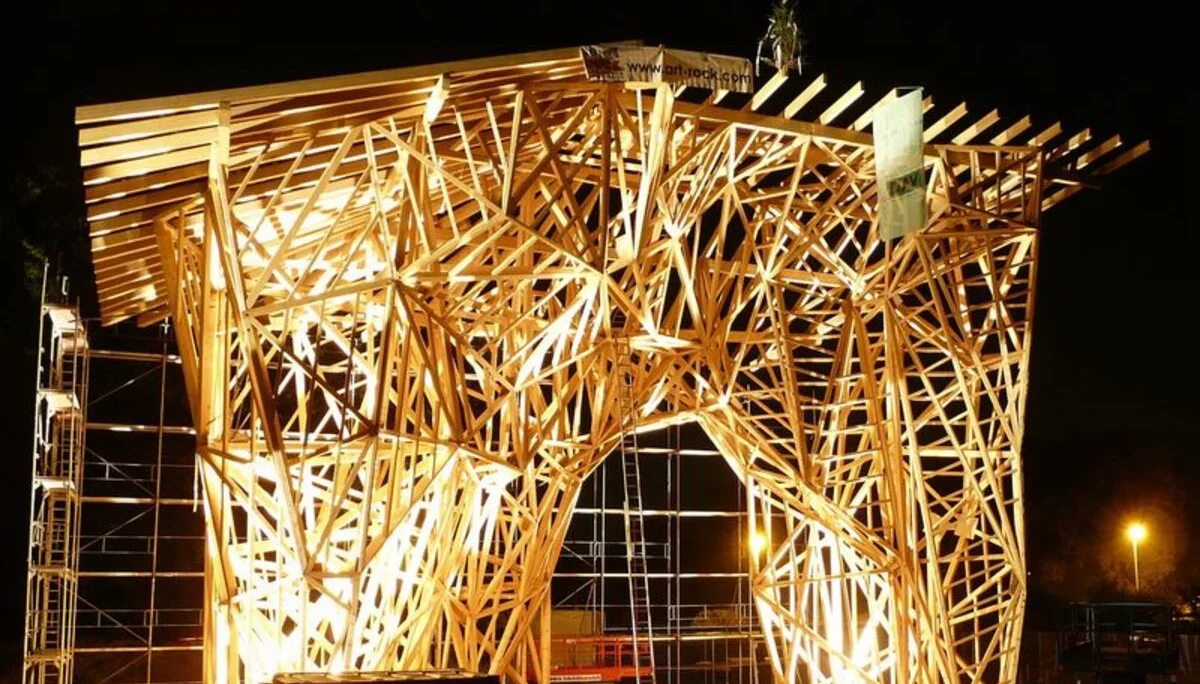 Kletterturm am Abend nach dem Hebauf 21.09.2009 | © DAV Kaufbeuren-Gablonz