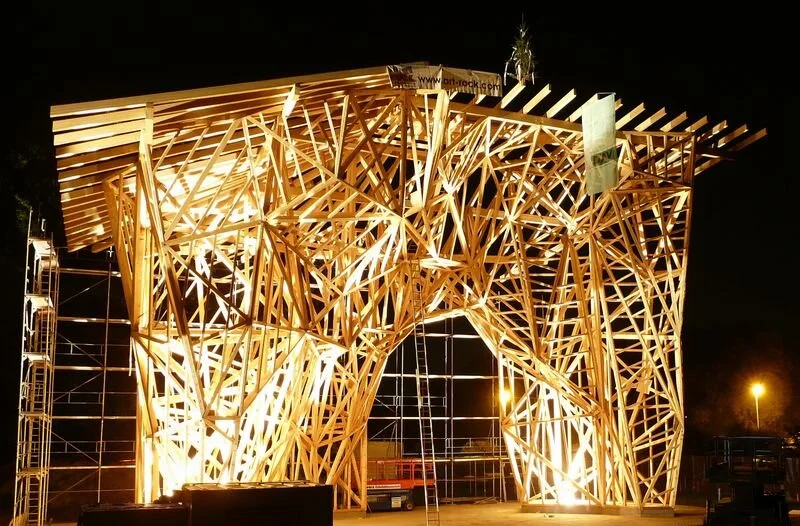 Kletterturm am Abend nach dem Hebauf 21.09.2009 | © DAV Kaufbeuren-Gablonz