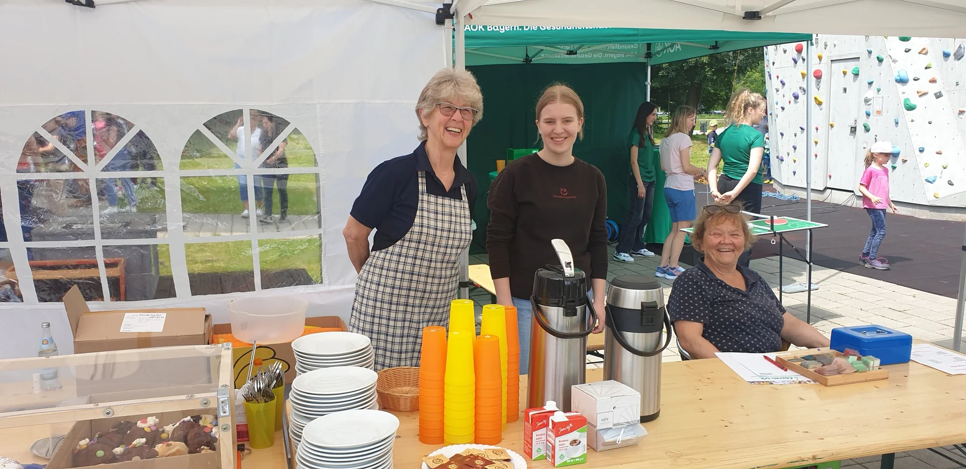Das Generationenhaus hat wieder bestens für Verpflegung gesorgt | © DAV/Helga Obermüller