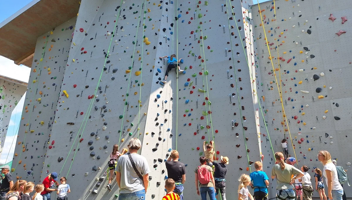 Einige Kinder waren sehr mutig | © DAV/Barbara Löffler