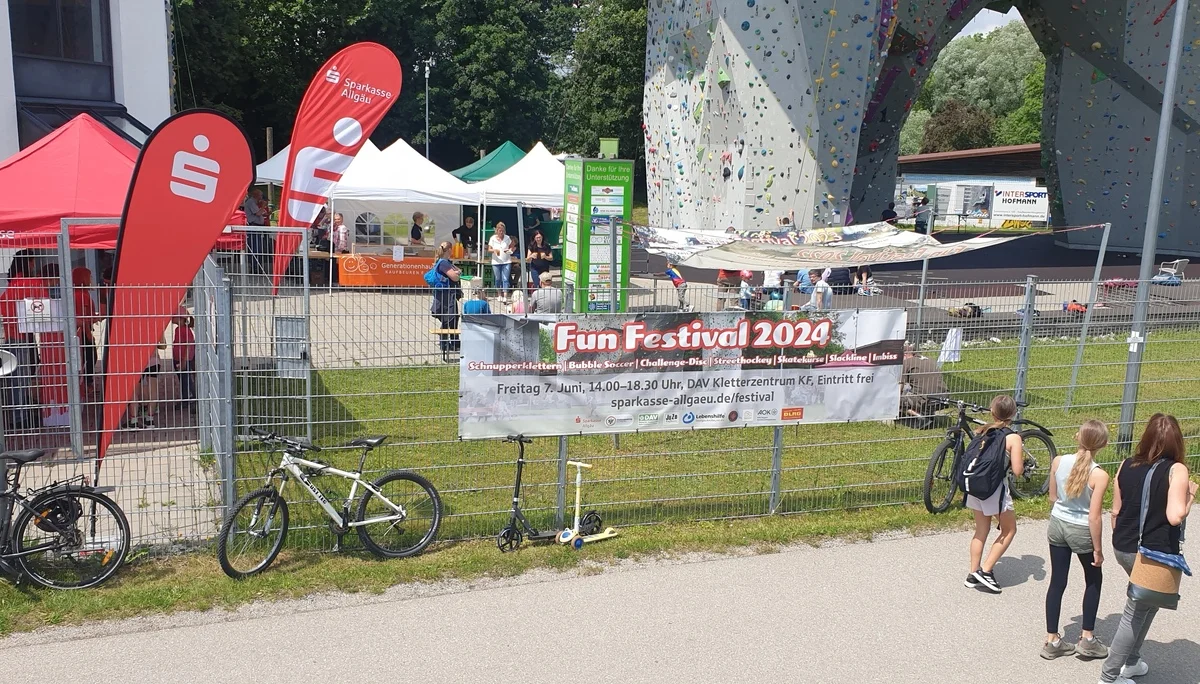 Auf den ganzen Gelände war viel los | © DAV/Helga Obermüller Auf den ganzen Gelände war viel los | © DAV/Helga Obermüller