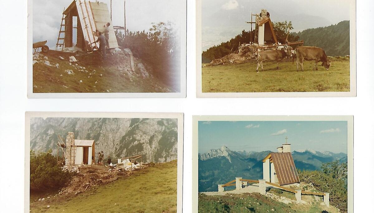 Bilder vom Bau | © Archiv/DAV Kaufbeuren-Gablonz Bilder vom Bau | © Archiv/DAV Kaufbeuren-Gablonz