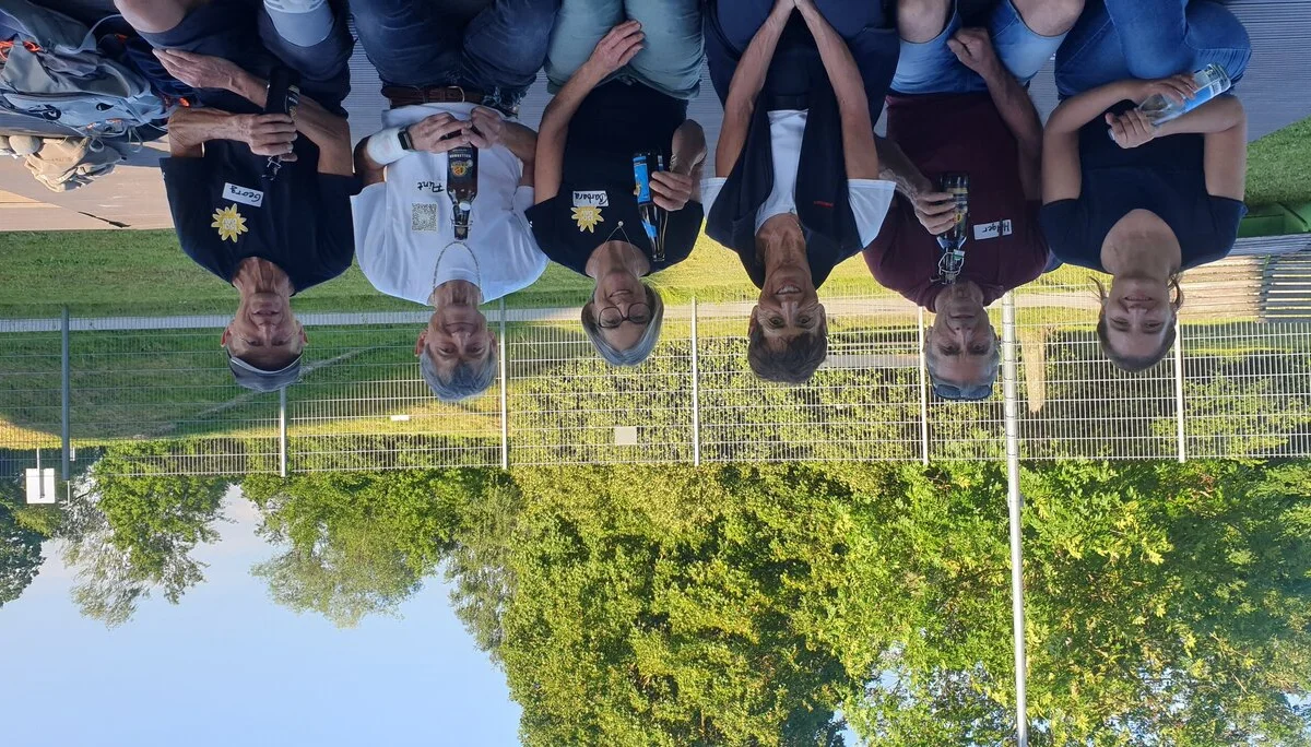 Noch ein Finisher-Bier nach dem Aufträumen | © DAV/Helga Obermüller