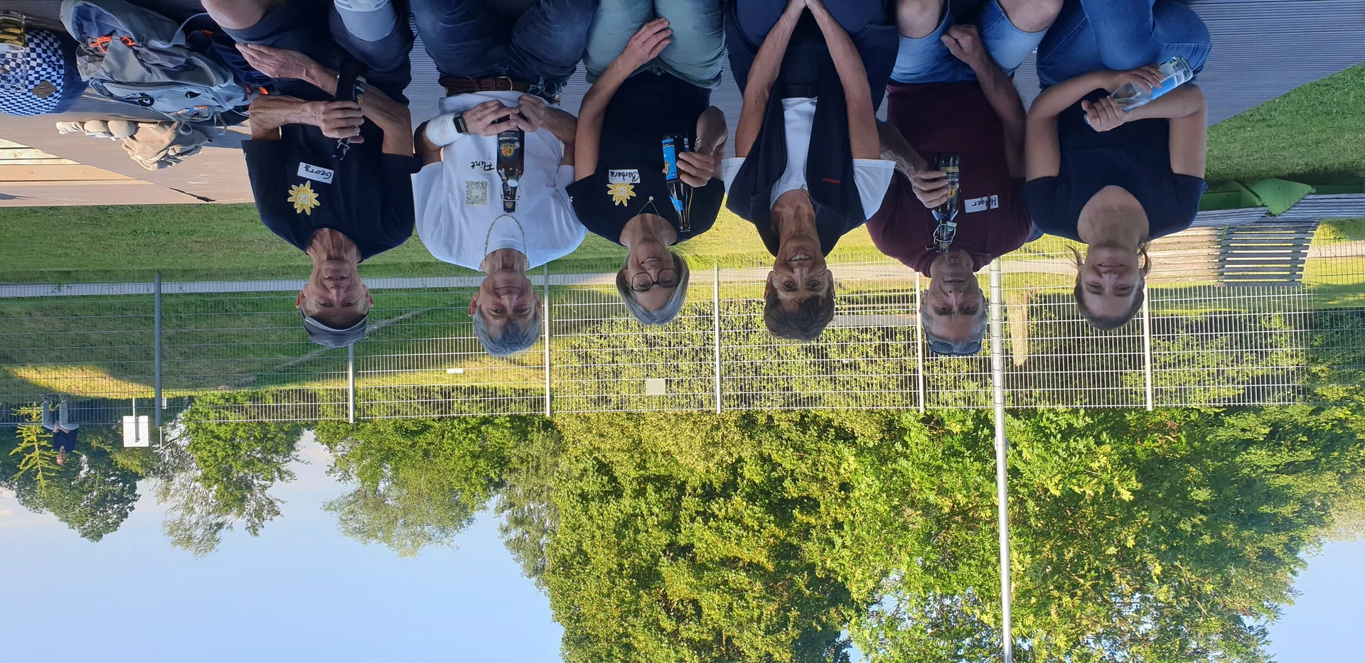 Noch ein Finisher-Bier nach dem Aufträumen | © DAV/Helga Obermüller