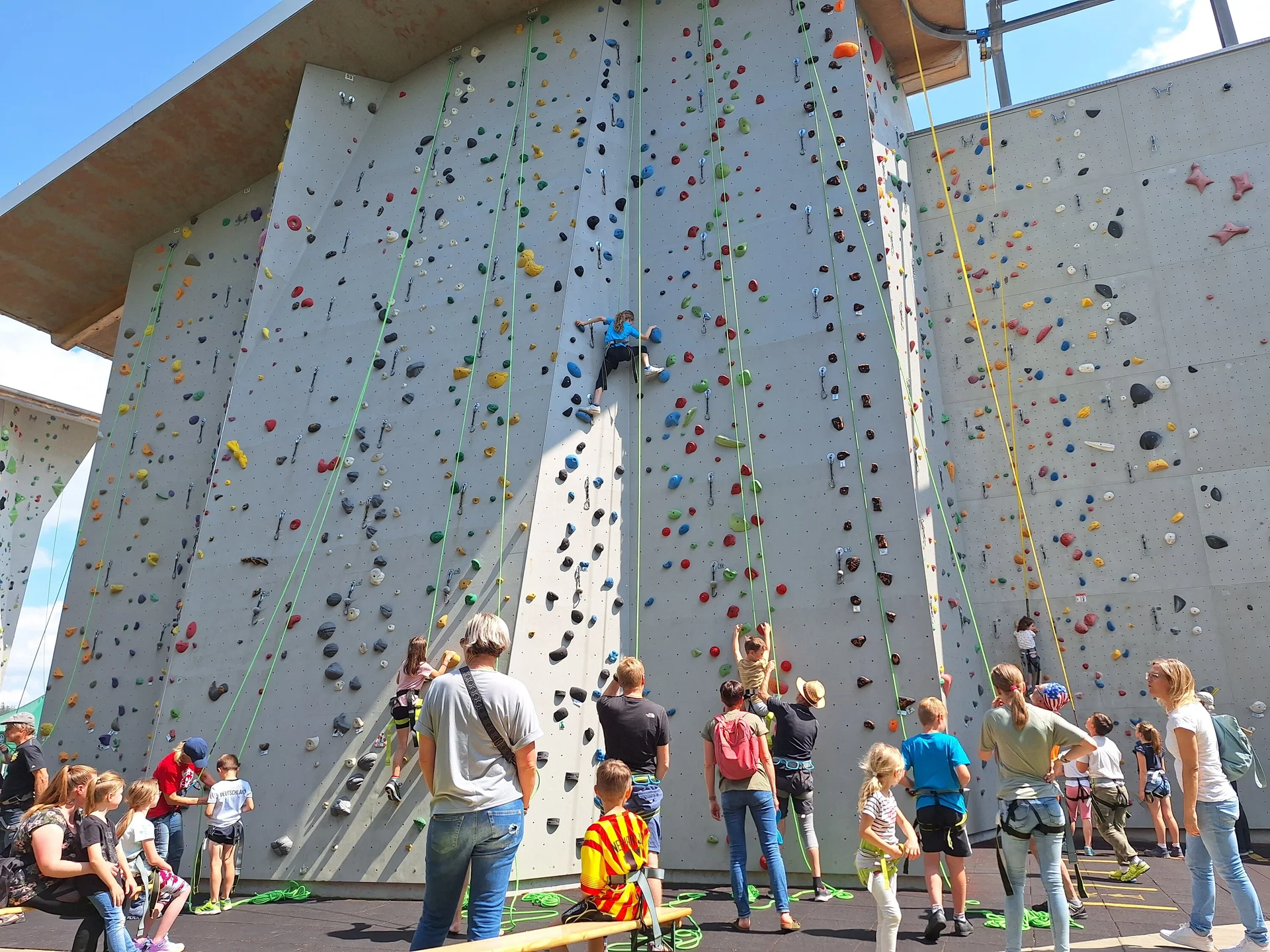 Einige Kinder waren sehr mutig | © DAV/Barbara Löffler