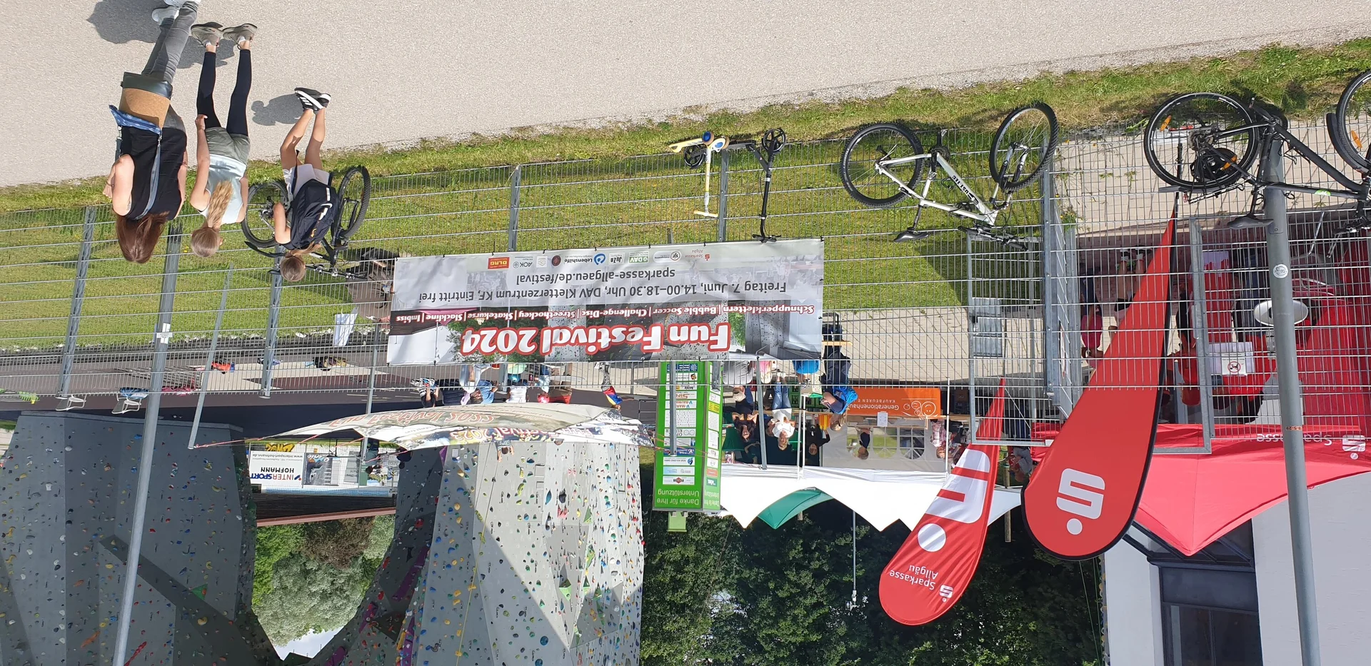 Auf den ganzen Gelände war viel los | © DAV/Helga Obermüller