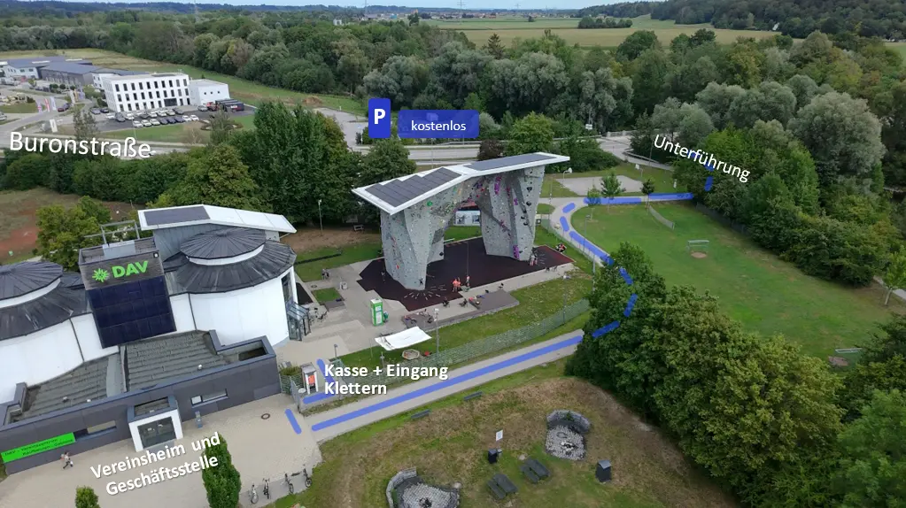 Zugang und Parken - Süden | © DAV/Ulrich Beer