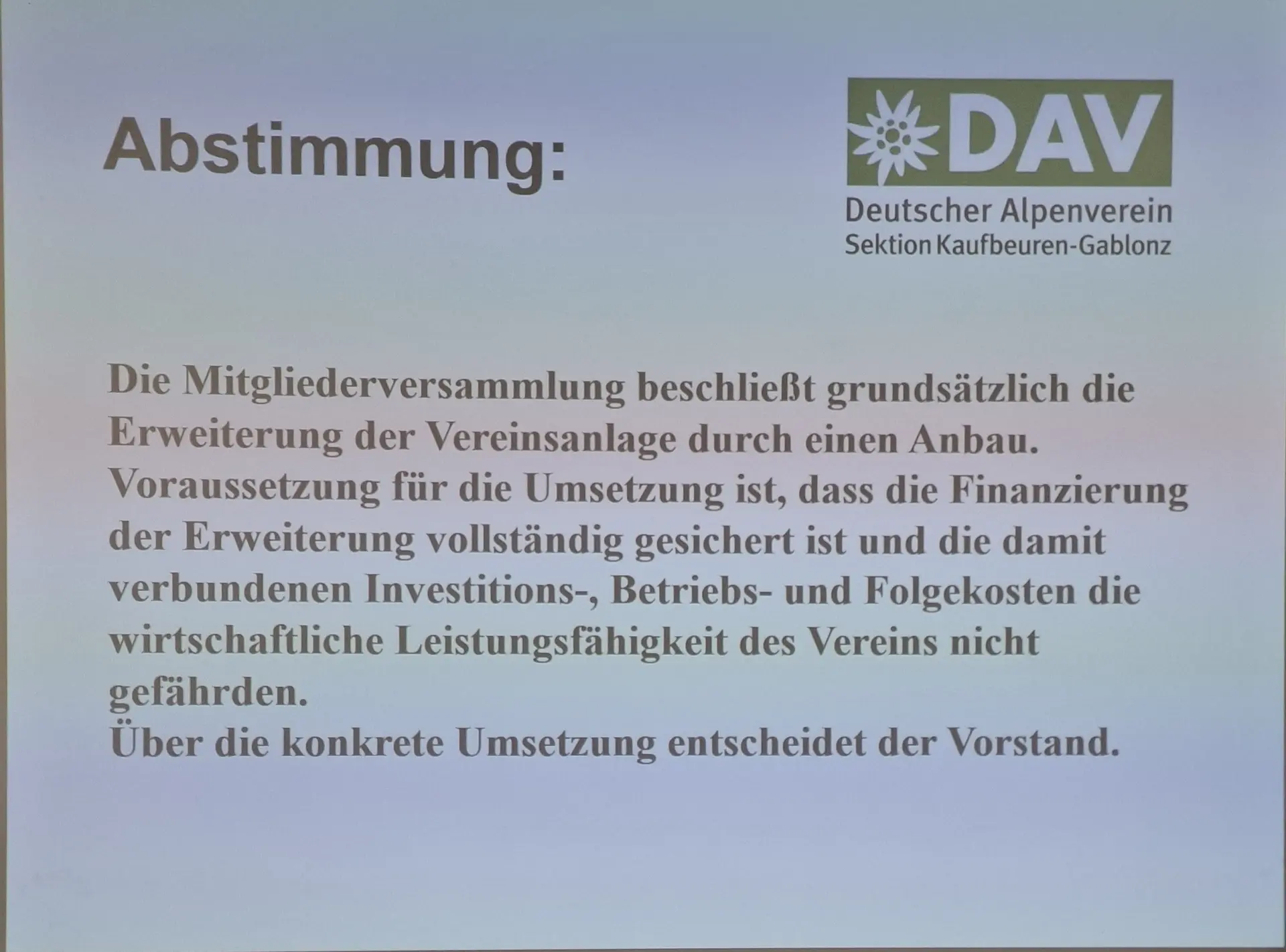 Bau einer Kletterhalle | © DAV/Helga Obermüller