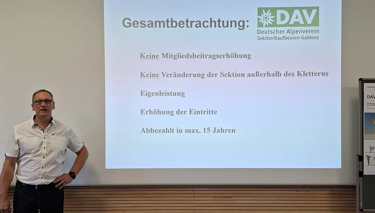 Bau einer Kletterhalle | © DAV/Helga Obermüller