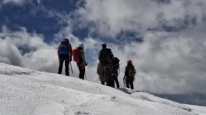 Lehrinhalte mit Hochtourenausrüstung | © DAV/Martin Hecht