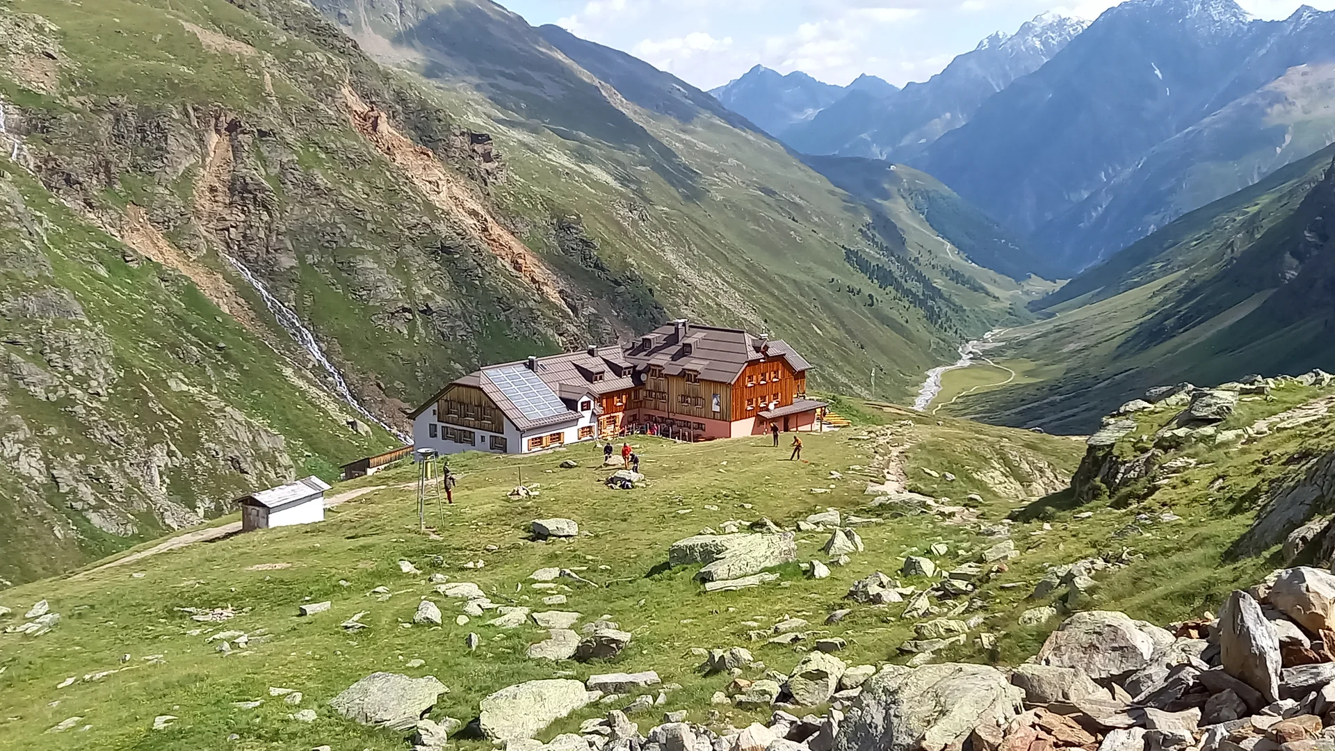 Blick auf das Taschachhaus (2434 m) | © DAV/Martin Hecht