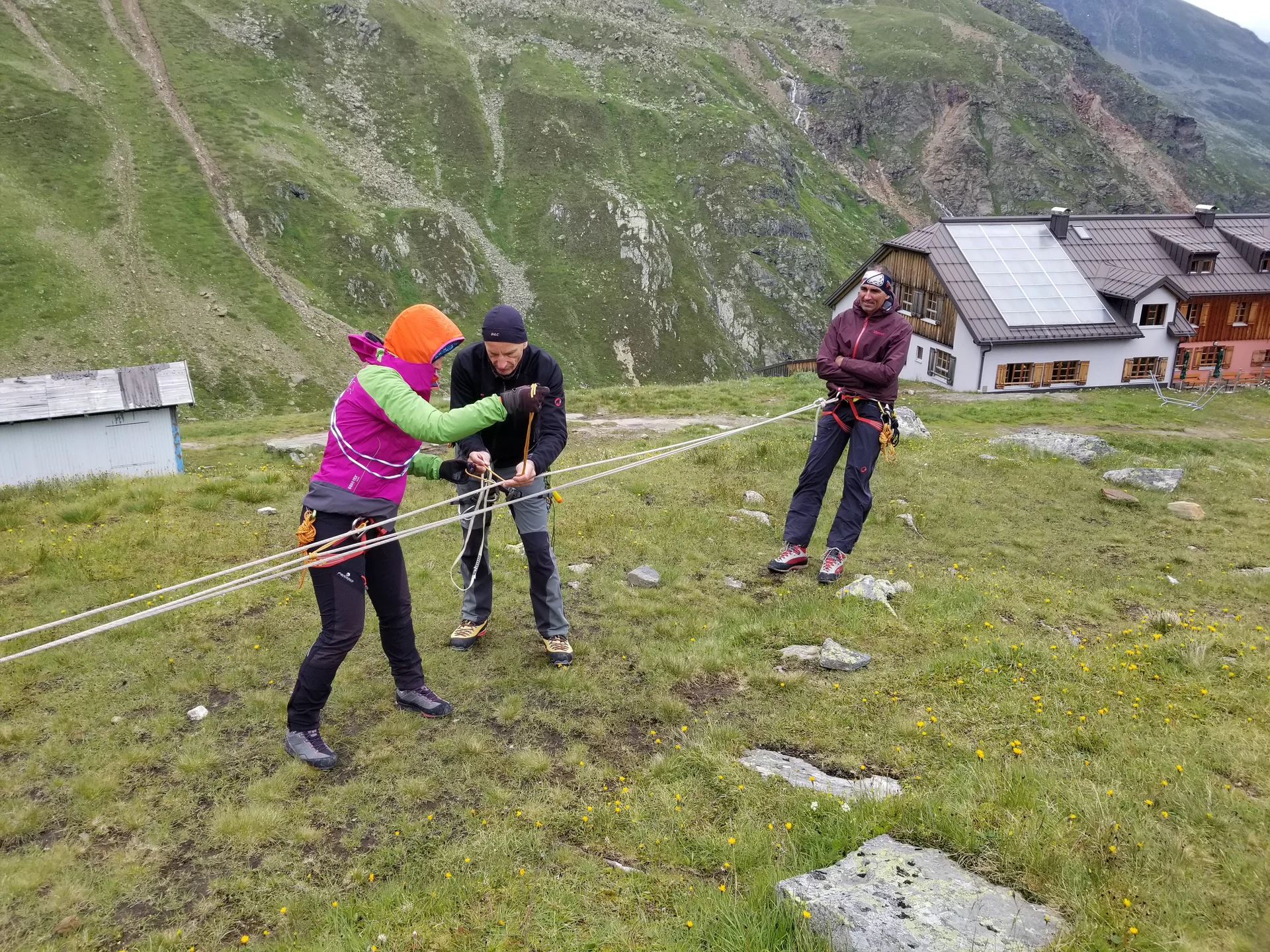 Schlechtwetter am dritten Tag | © DAV/Martin Hecht