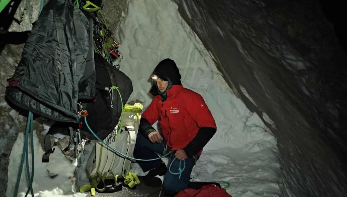 Der Biwakplatz unterhalb des Plattenpfeilers | © Michaela Schuster