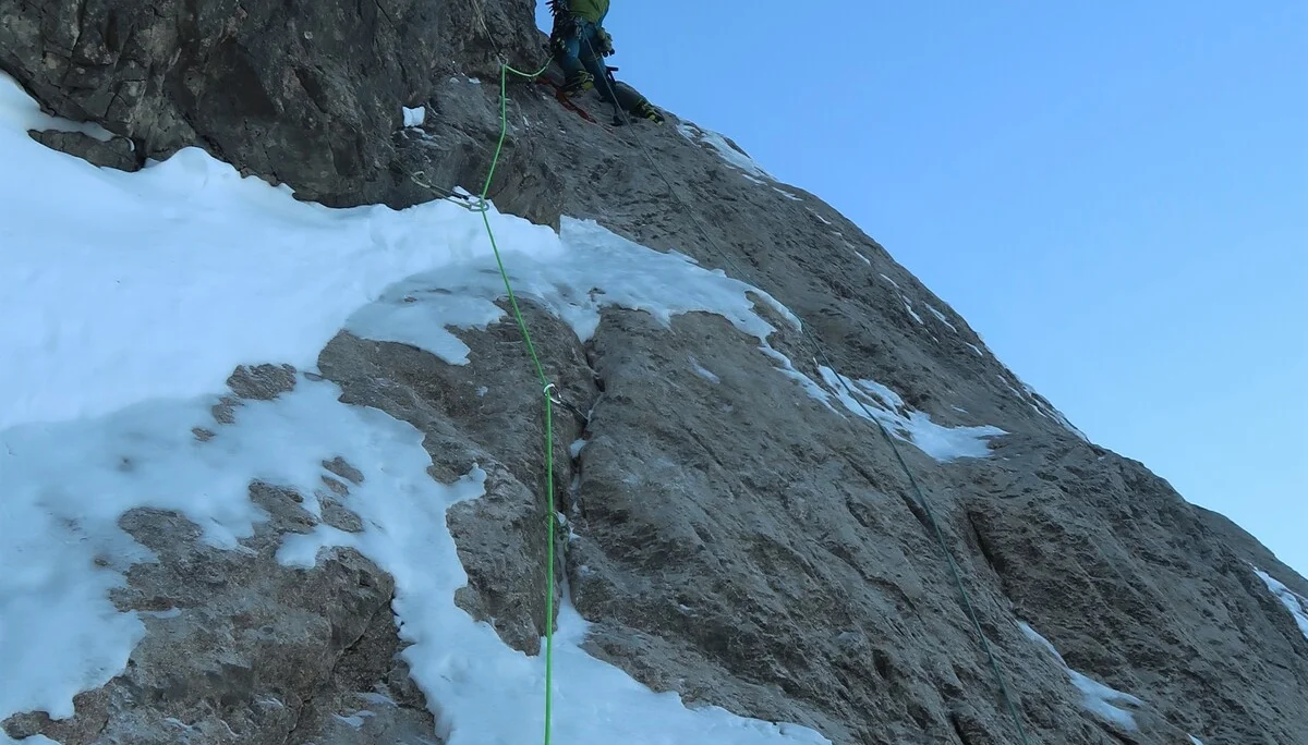 Die erste Seillänge | © Michaela Schuster