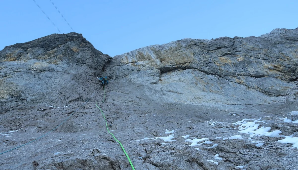 Die zweite Seillänge | © Michaela Schuster