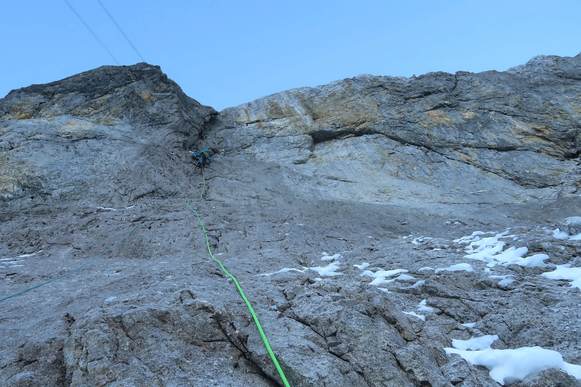 Die zweite Seillänge | © Michaela Schuster