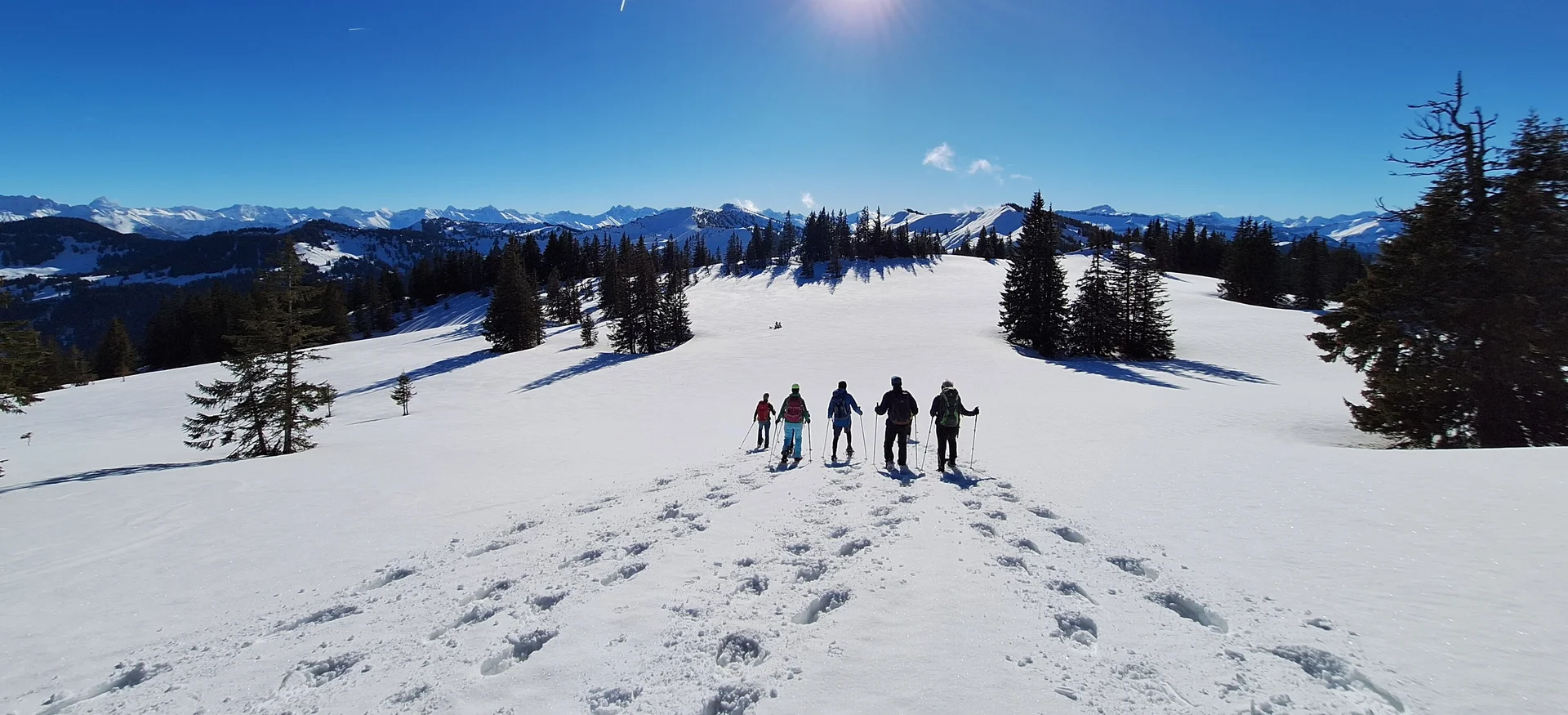 Spuren im Schnee | © DAV/Ulrich Beer