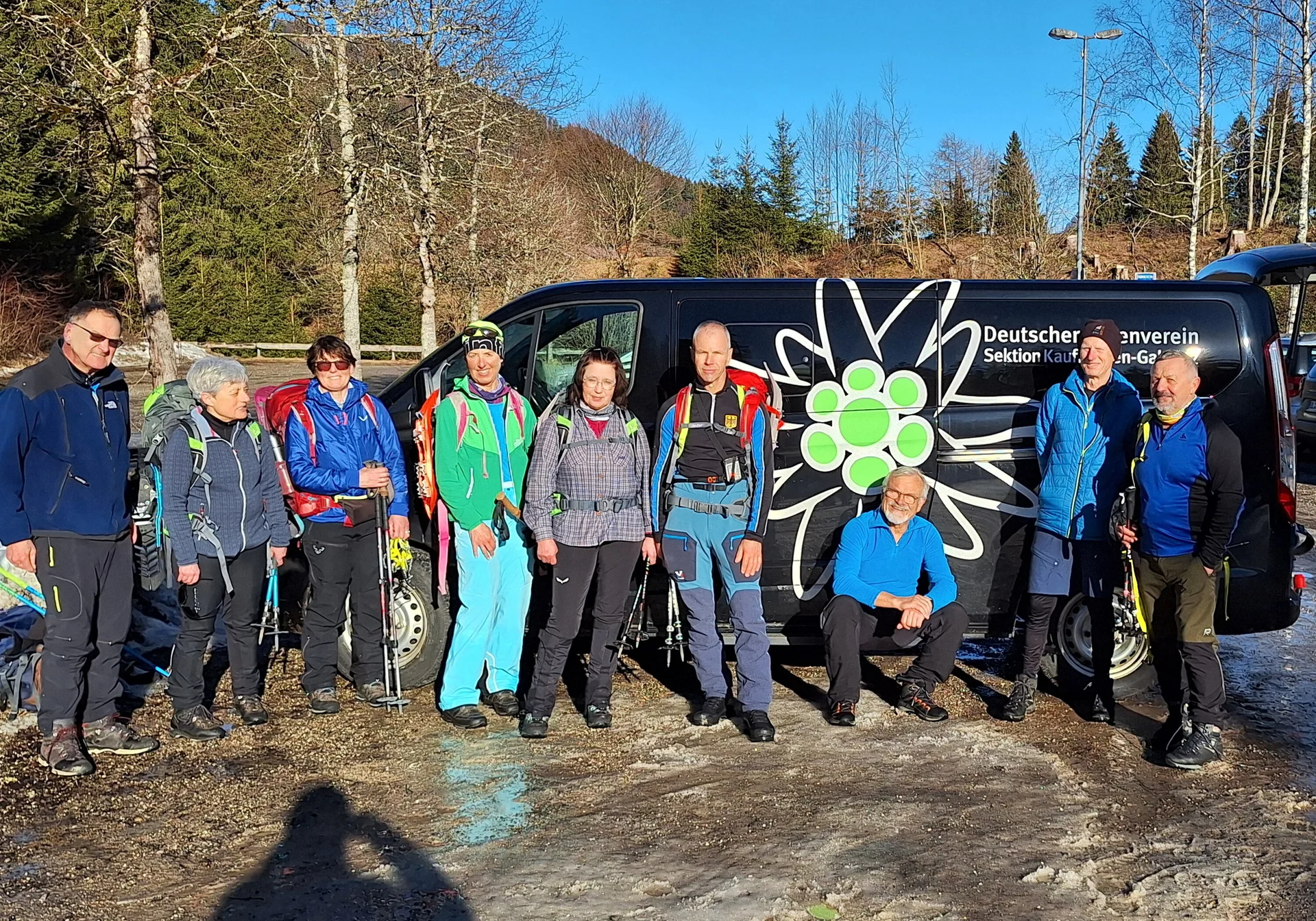 Fahrt mit dem Vereinsbus | © DAV/Ulrich Beer