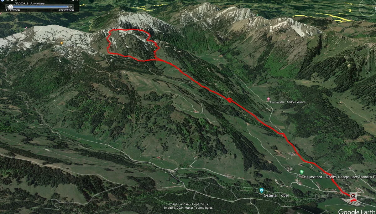 Die Strecke | © DAV/Ulrich Beer