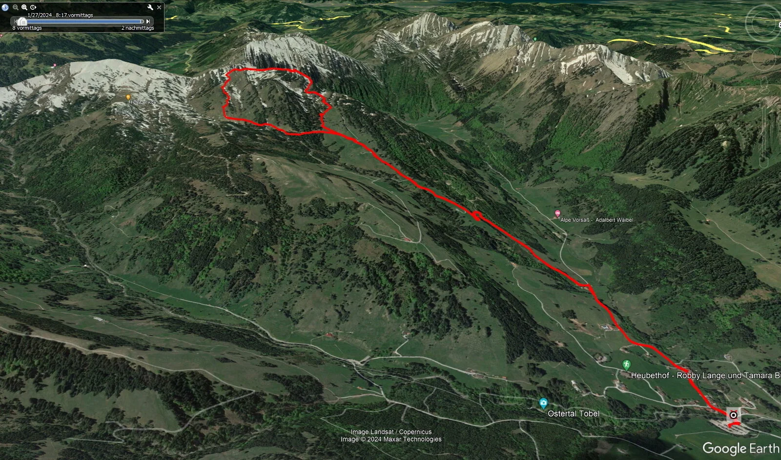 Die Strecke | © DAV/Ulrich Beer