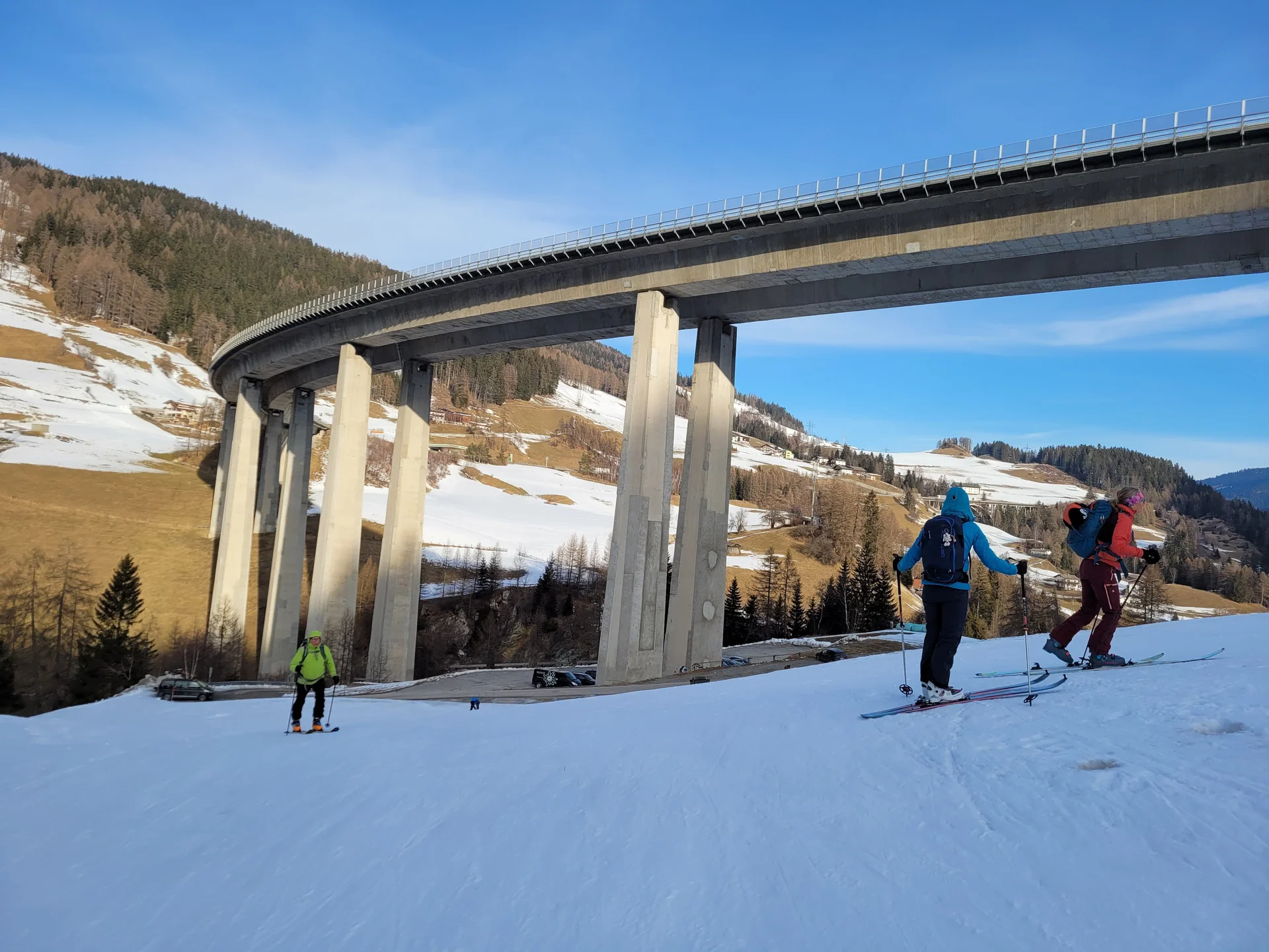Bild 1 - Start in Gries am Brenner | © DAV/Werner Ottner