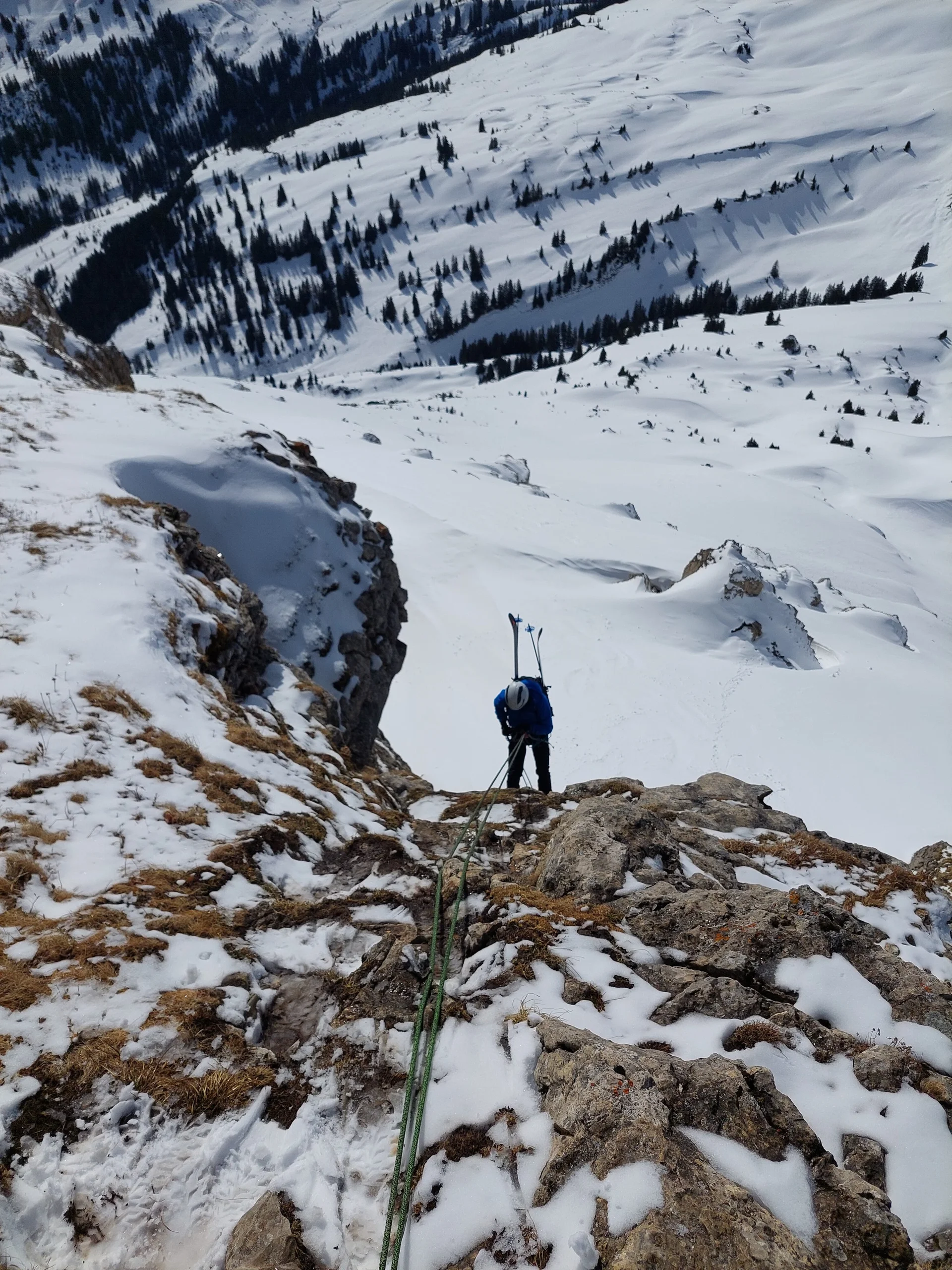 Auf dem Weg nach unten | © DAV/Marvin Hausmann