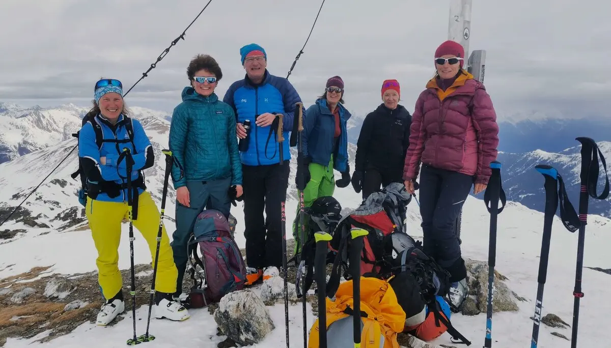 Gipfelfoto Roter Kogel 2832 m | © Wolfgang Zenkner