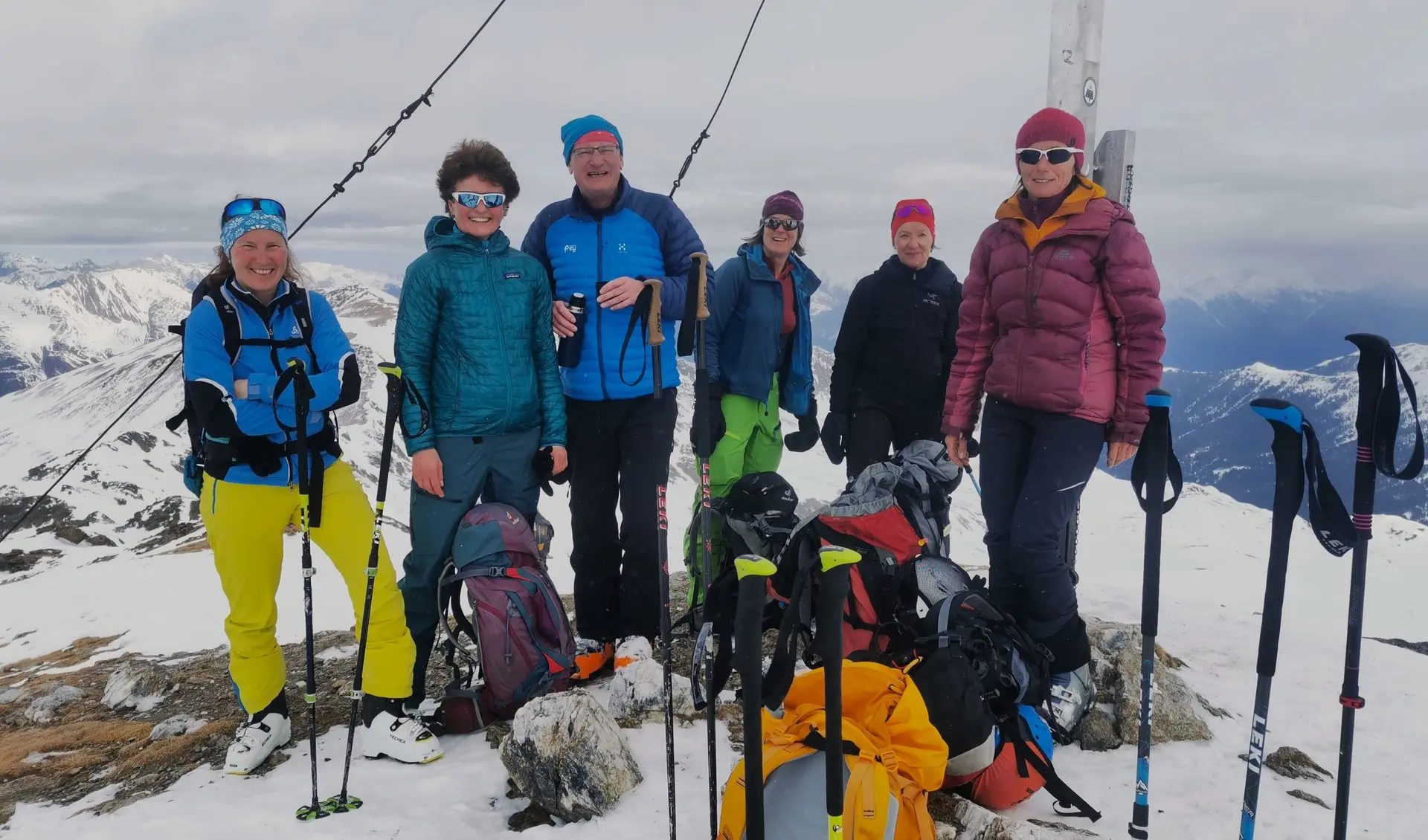 Gipfelfoto Roter Kogel 2832 m | © Wolfgang Zenkner