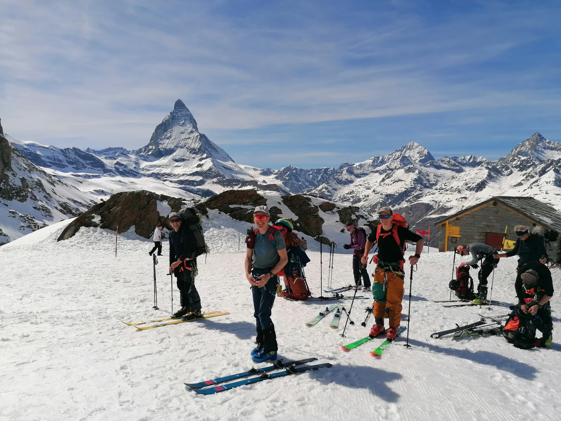 Bilderbuchwetter mit Blick aufs Matterhorn  | © DAV/Dr. Ralf Ebner