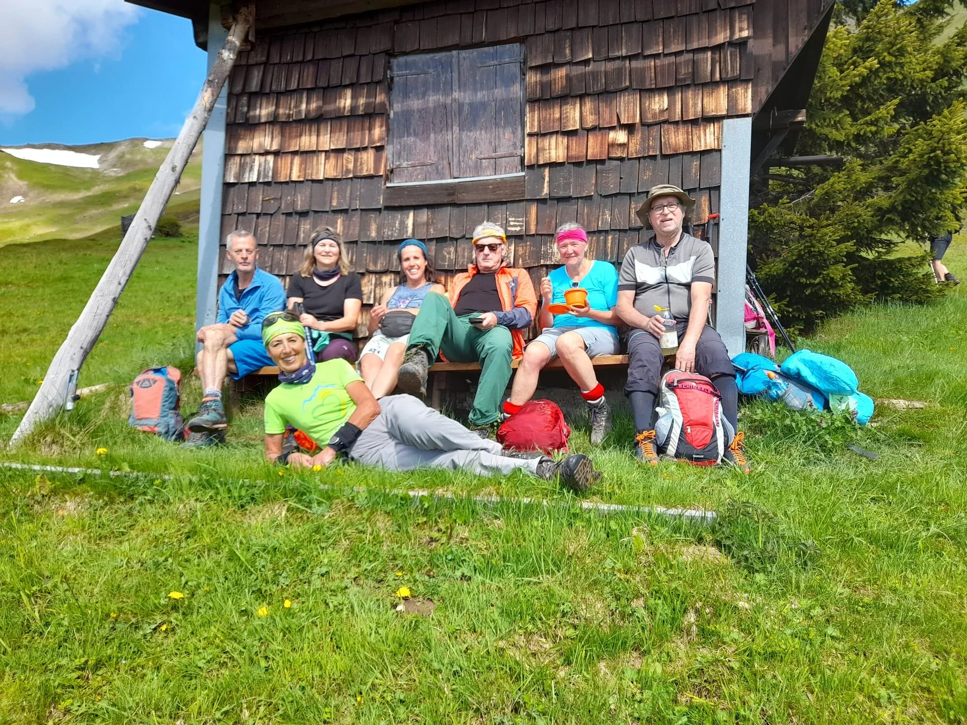 Pause beim Aufstieg | © Franz Plha