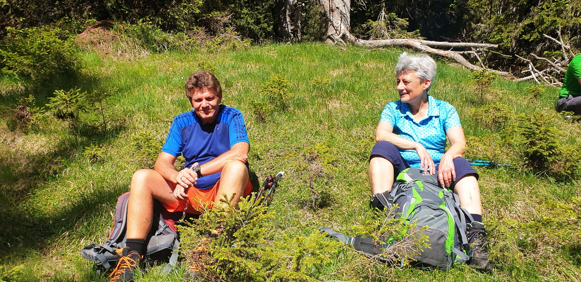 Pause beim Aufstieg - Peter und Susanne | © DAV/Helga Obermüller