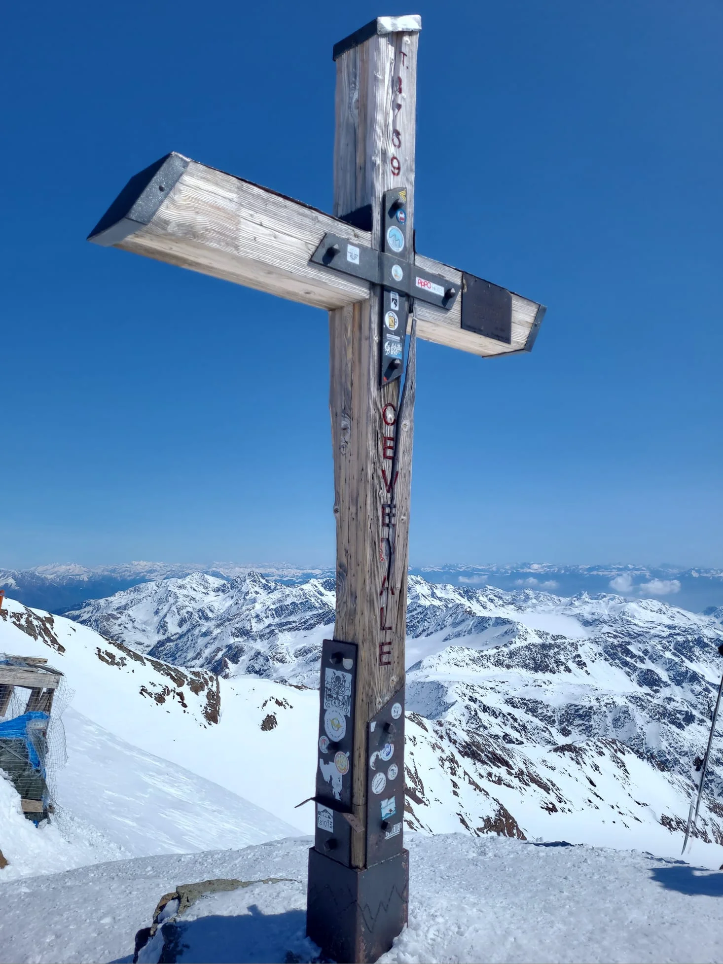 2. Tag Gipfelkreuz Monte Cevedale | © DAV/Martin Weinmüller