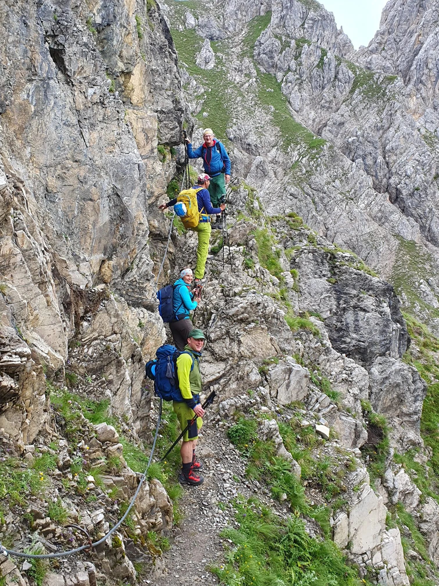 Im alpinen Gelände | © DAV/Hanns-Peter Rehle