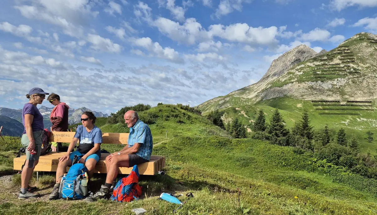 Bergtour zum Warther Horn - Pause am Wannenkopf | © DAV/Elisabeth Kuhne