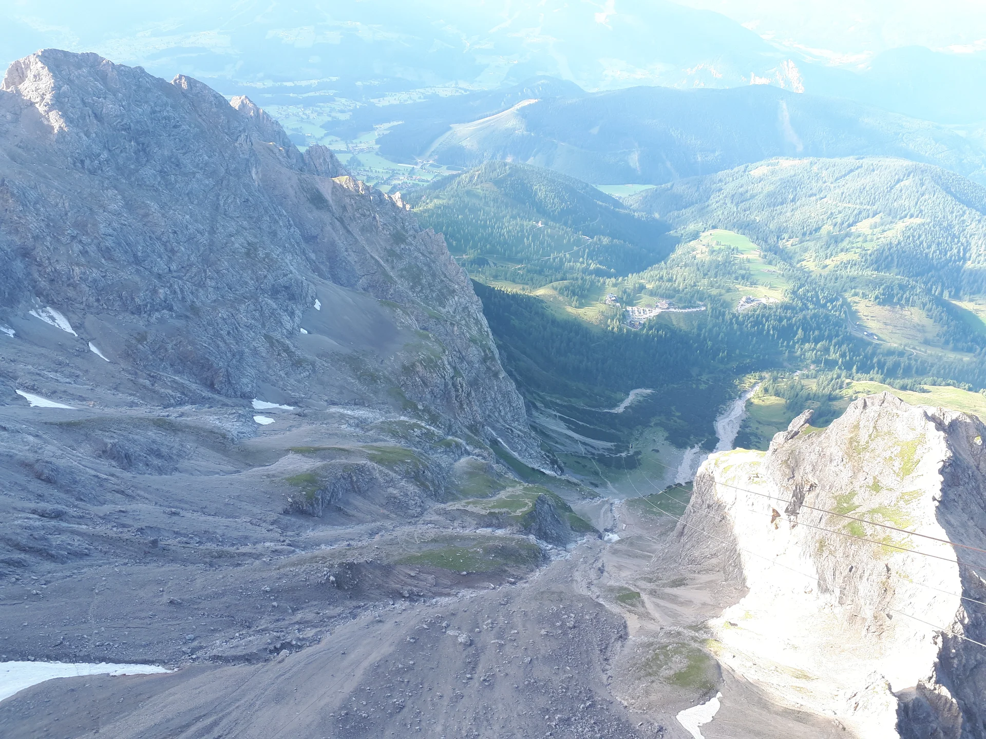 Dachstein Tiefblick | © DAV/Barbara Löffler