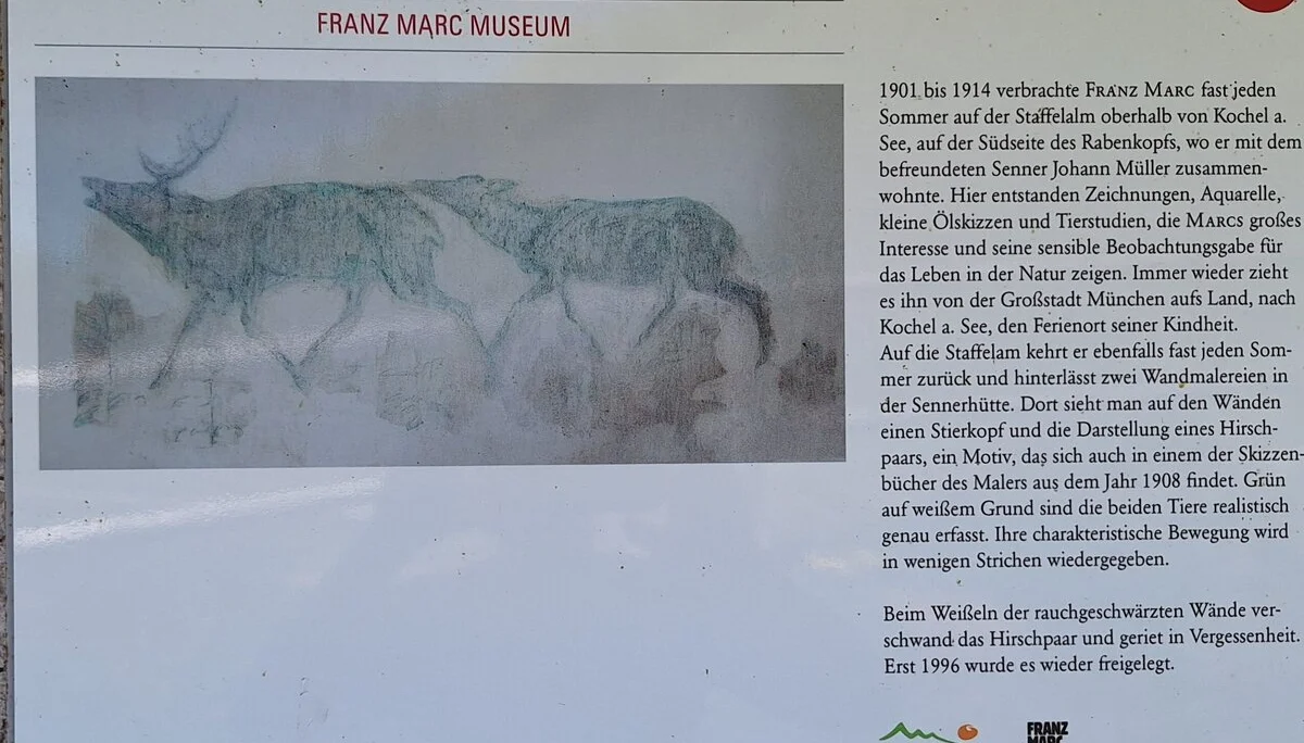 Wandgemälde Franz Marc | © DAV/Barbara Löffler