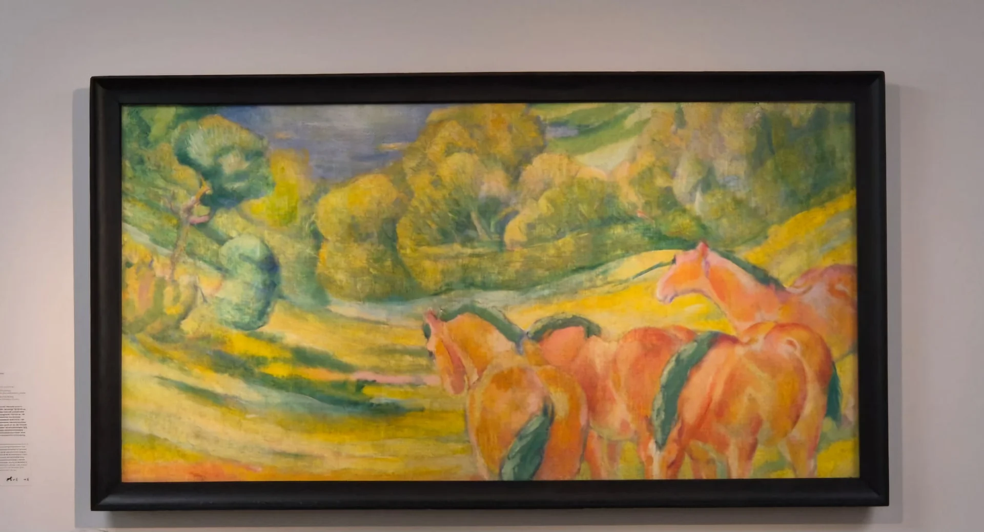 Wandgemälde Franz Marc | © DAV/Barbara Löffler