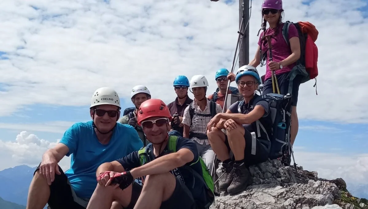 Am Gipfel des Ampfersteins (2556 m) | © Birgit Baumer-Waltersdorf