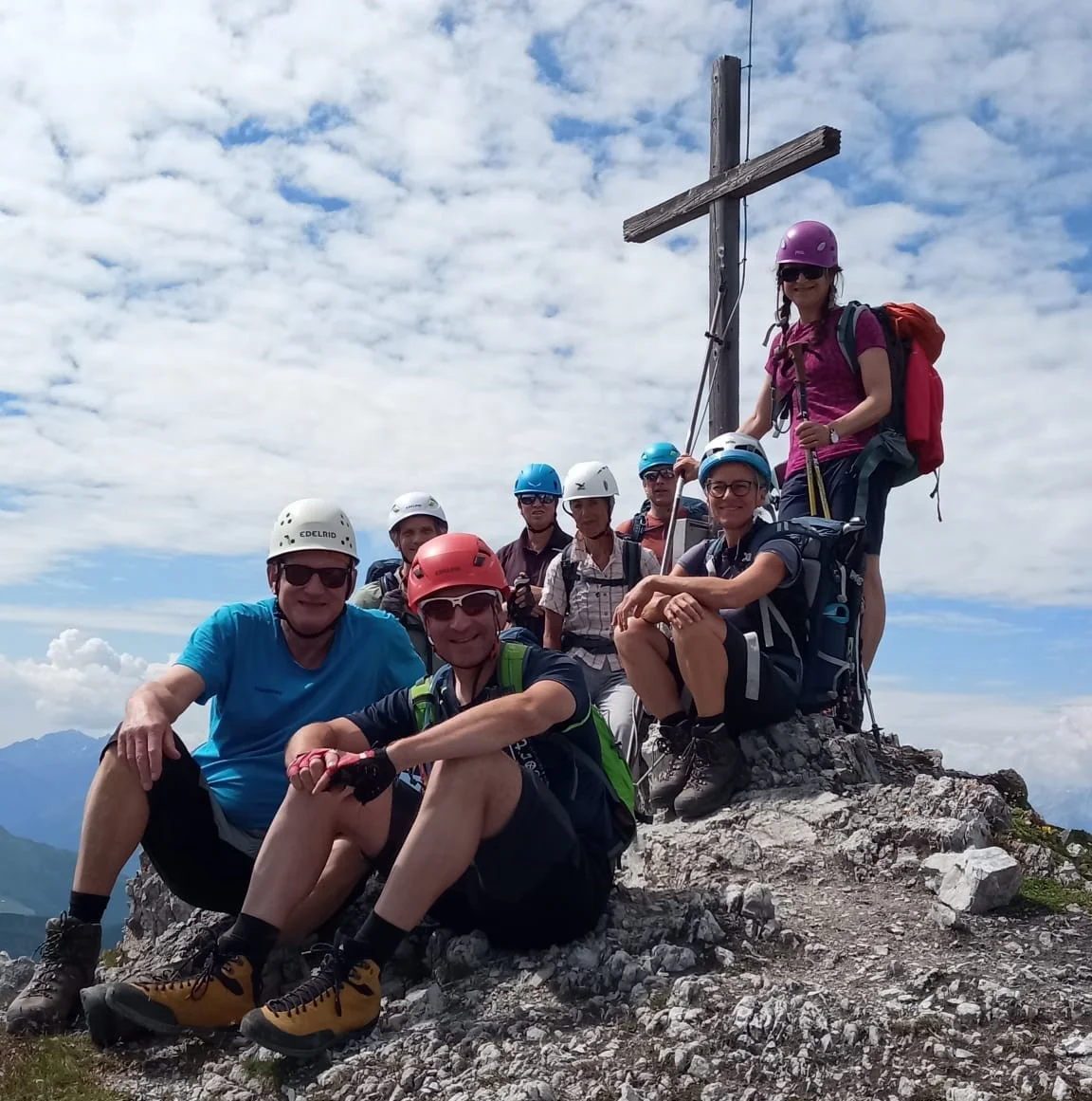 Am Gipfel des Ampfersteins (2556 m) | © Birgit Baumer-Waltersdorf