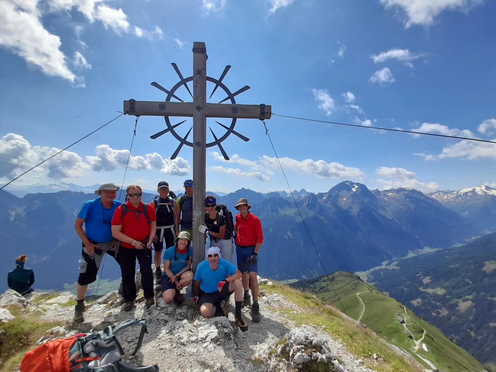 Am Gipfel des Hohen Burgstalls (2611 m) | © Franz Plha
