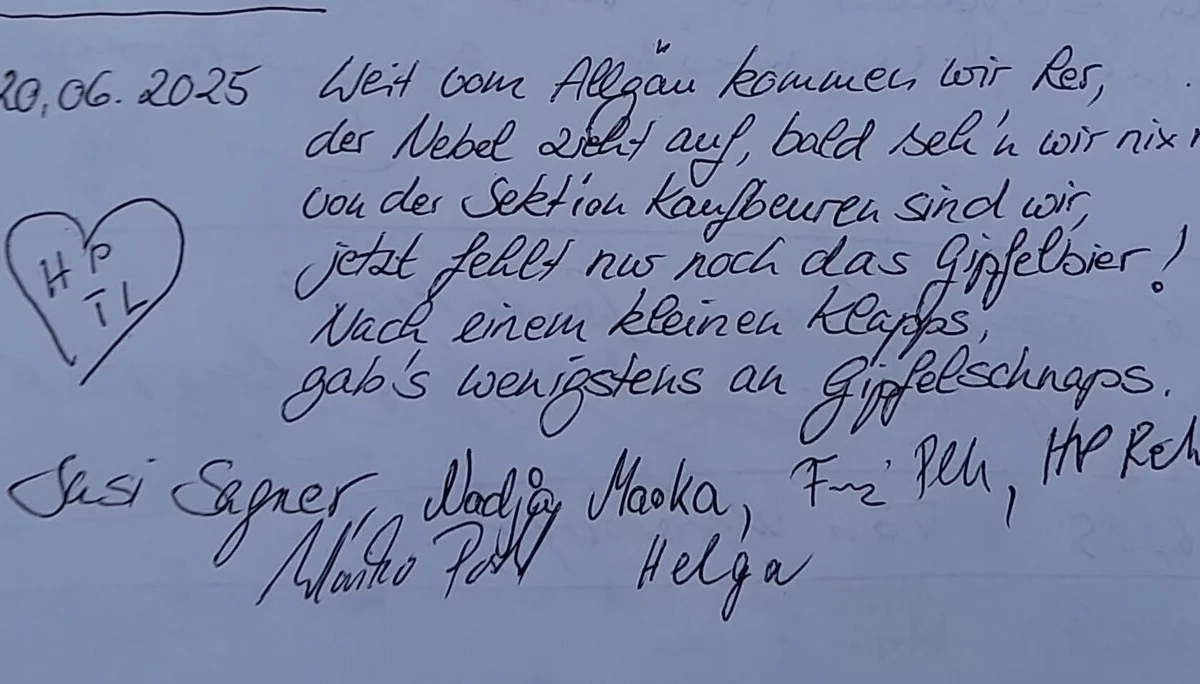 Gipfelbuch Goinger Halt | © Franz Plha