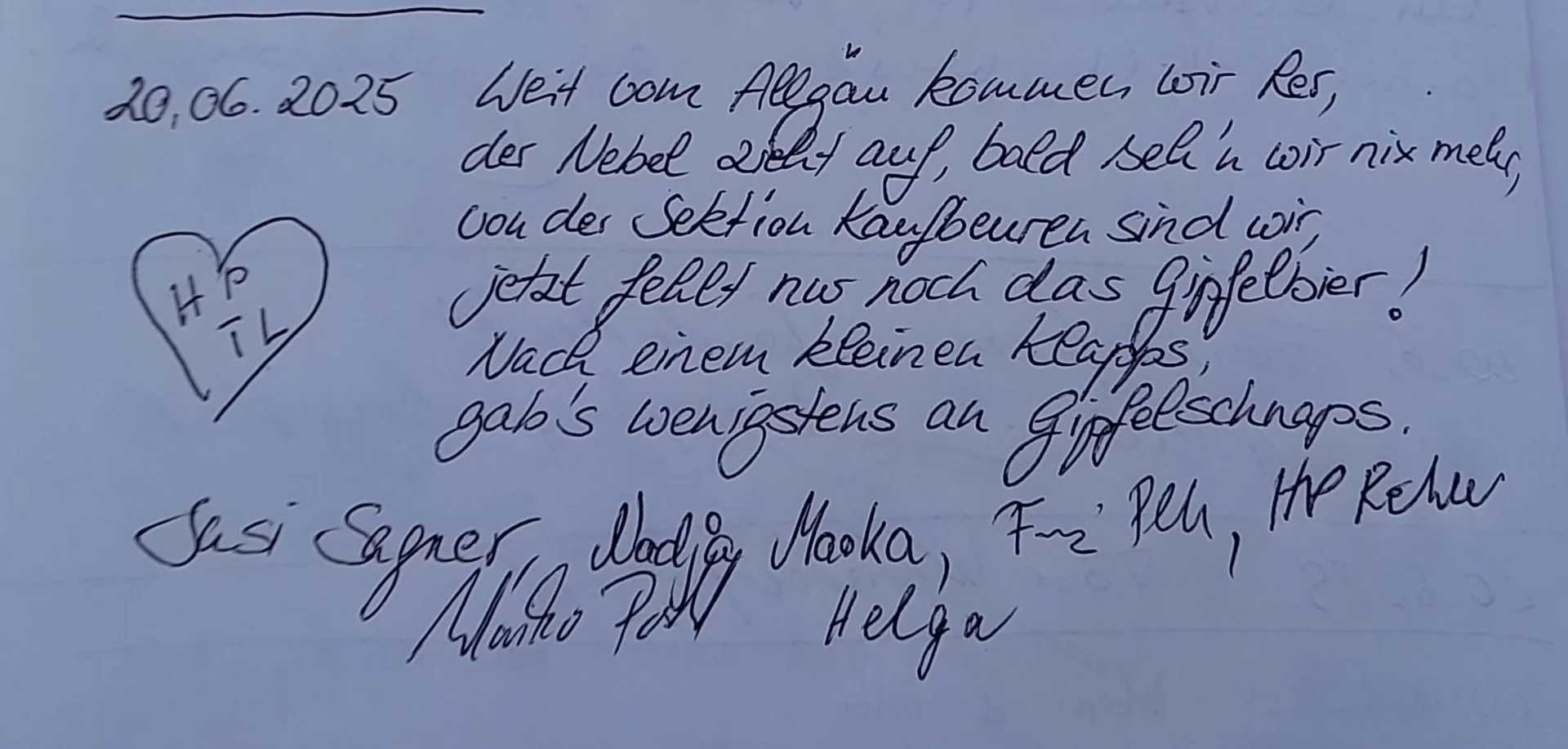 Gipfelbuch Goinger Halt | © Franz Plha