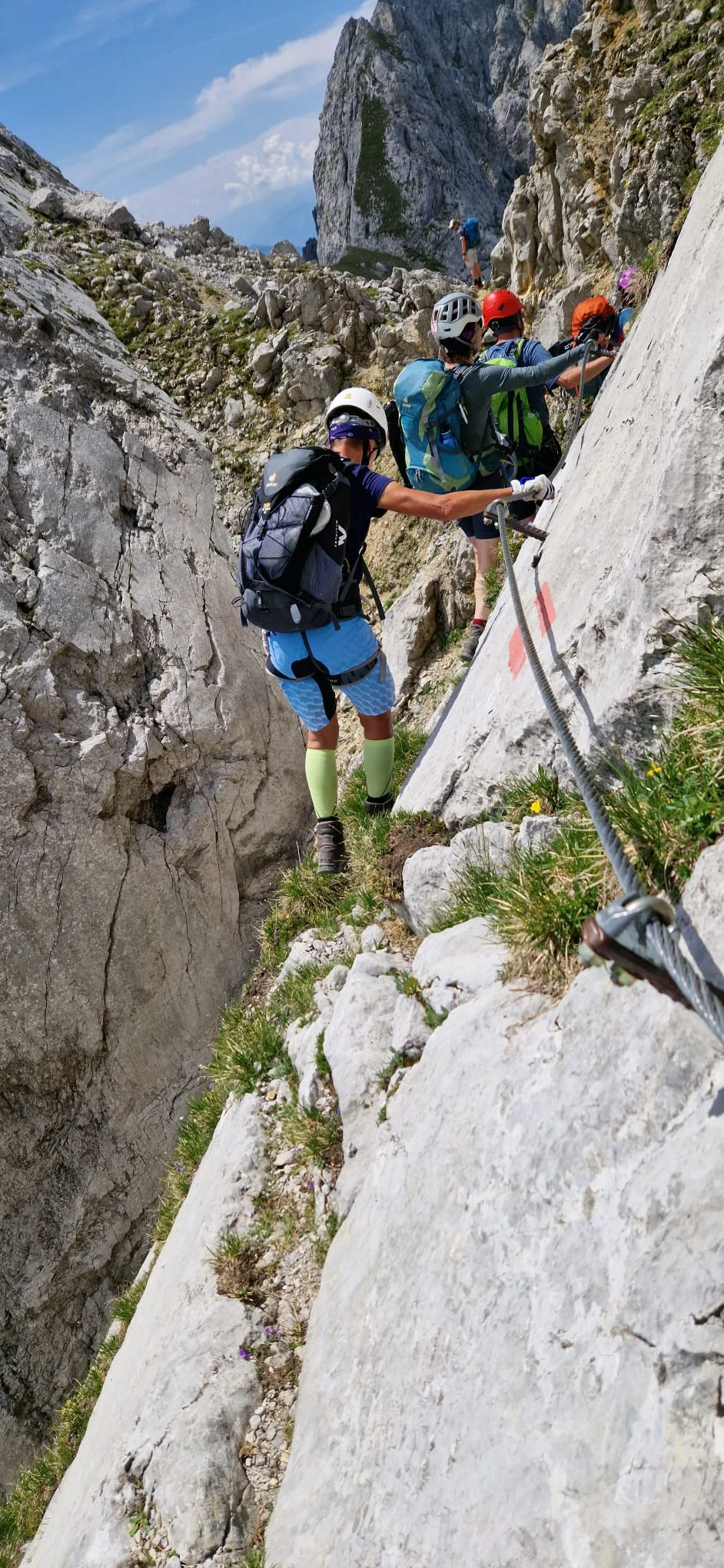 Gamsängersteig zur Elmauer Halt | © Franz Plha